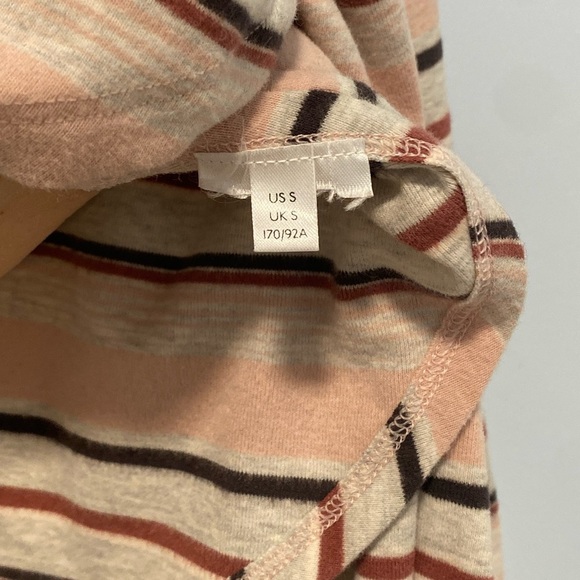 Free People Steph Tee in Heater Pastel Combo Size Small S Oversized Lagenlook - Picture 7 of 7